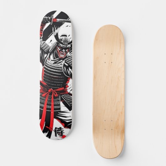 Samurai Spirit Skateboard - Bold Ink Battle Art (Recto)