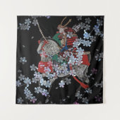 Samurai Square (57 x 57 inch) Wandkleed (Voorkant)
