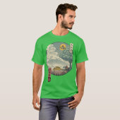 samurai stad samurai plaats t-shirt (Voorkant volledig)