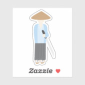 Samurai Sticker (Vel)
