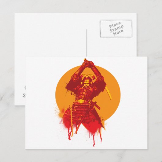 Samurai Strike Briefkaart (Voorkant / Achterkant)