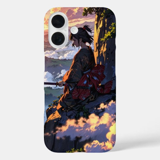 Samurai Sunset Case-Mate iPhone Case (Achterkant)