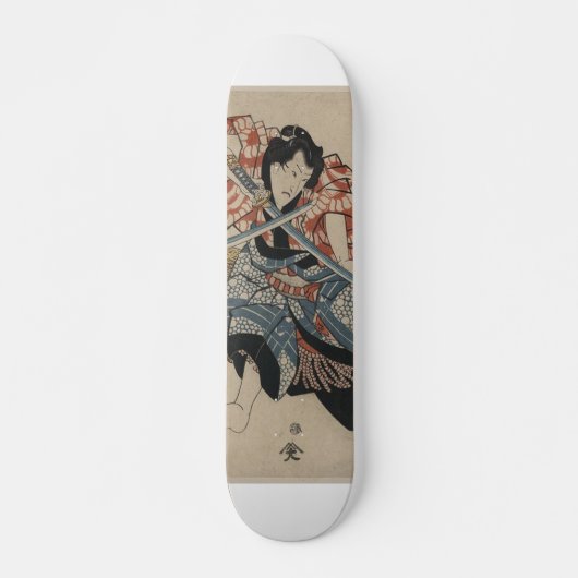 Samurai Sword Fight circa 1825 Skateboard (Voorkant)
