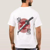 ⚔️ Samurai Sword T-shirt (Achterkant)