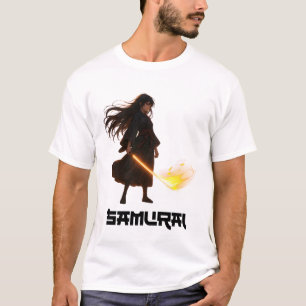 Samurai Swordswoman - Epische anime Japanse krijge T-shirt