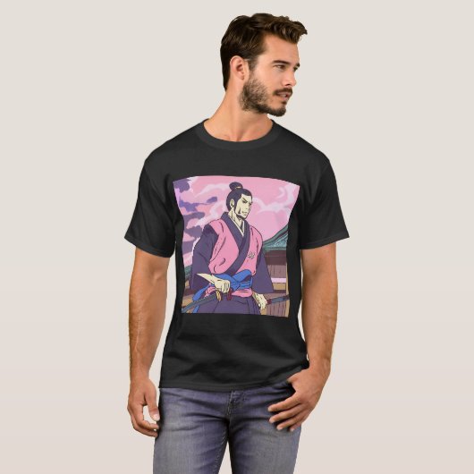 samurai t-shirt (Voorkant volledig)