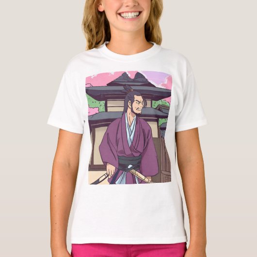 samurai t-shirt (Voorkant)