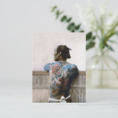 Samurai Tattoo - Carte postale / Invitation / RSVP (Debout devant)