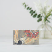 SAMURAI, TENGU JAPANESE Visitekaartje (Staand voorkant)