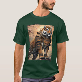 Samurai Tiger 🐯⚔️ | Warrior Oerwoud Vibe T-shirt