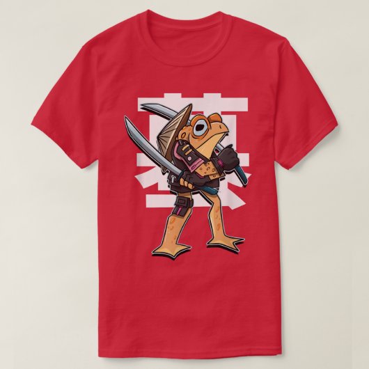Samurai Toad T-shirt (Design voorkant)