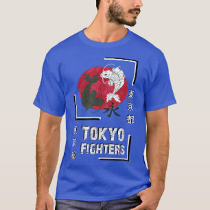 Samurai Tokyo Fighters Koi Breeder Angler FanArt T-shirt