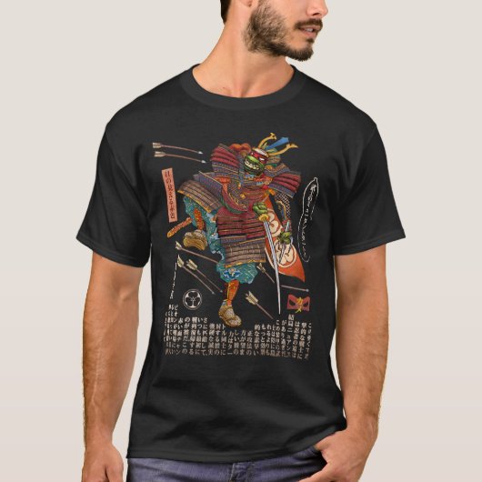 Samurai Turtle-Raphael Classic T-Shirt (Voorkant)