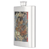 Samurai Ukiyo-e Japans schilderen Heupfles (Links)