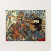  Samurai Ukiyo-e Japans schilderen Legpuzzel (Horizontaal)