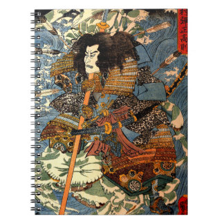 Samurai Ukiyo-e Japans schilderen Notitieboek