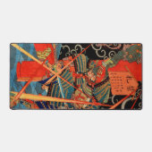 SAMURAI VECHT MET MONSTER BUREAUMAT (Voorkant)