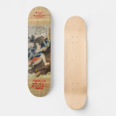 Samurai vecht tegen het mythologisch beest skateboard (Voorkant)