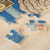 SAMURAI VECHTEN TEGEN SALAMANDER LEGPUZZEL (Zijkant)