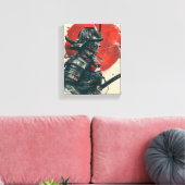 Samurai Warrior Art Canvas Afdruk (Insitu (Woonkamer))