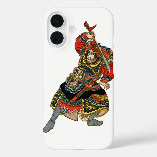 Samurai Warrior Aziatische kunst Case-Mate iPhone Case (Achterkant)