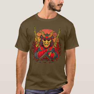Samurai Warrior Bushido Code Japanse zwaardmannen T-shirt