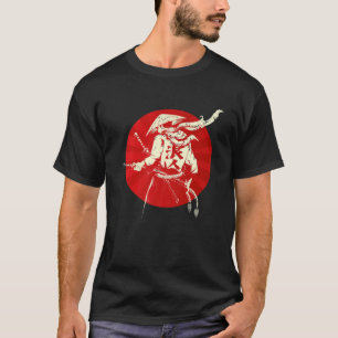 Samurai Warrior Bushido Code Japanse zwaardmannen T-shirt