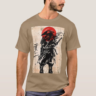  Samurai Warrior Bushido Code Japanse zwemmer T-shirt