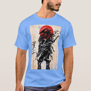  Samurai Warrior Bushido Code Japanse zwemmer T-shirt
