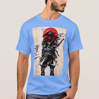  Samurai Warrior Bushido Code Japanse zwemmer T-shirt