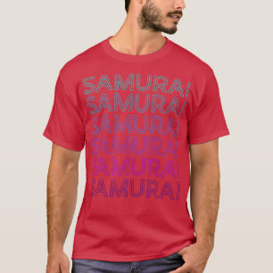 Samurai Warrior Bushido Japanse Retro T-Shirt