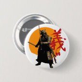 Samurai Warrior Button (Voorkant /achterkant)