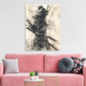 Samurai Warrior Canvas Afdruk (Insitu (Woonkamer))