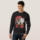 Samurai Warrior Cat Trui (Voorkant volledig)