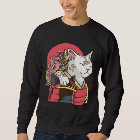 Samurai Warrior Cat Trui (Voorkant)