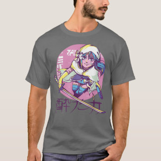 Samurai Warrior Cosplay Anime Otaku Manga Fighter T-shirt