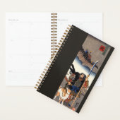 Samurai Warrior et son chien - Bois japonais (Devant avec enveloppe)