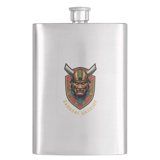 Samurai Warrior Flask Flacon (Voorkant)