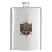 Samurai Warrior Flask Flacon (Voorkant)