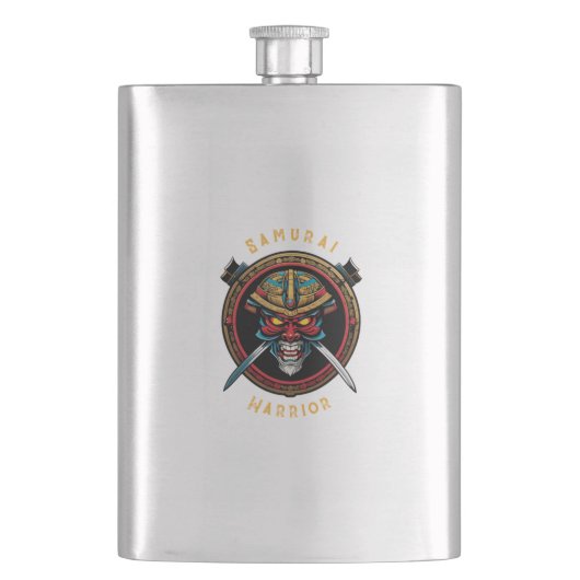 Samurai Warrior Flask Flacon (Voorkant)