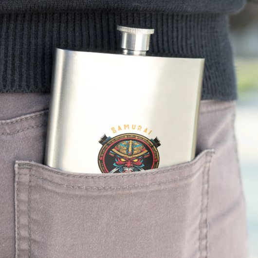 Samurai Warrior Flask Flacon (Voorbeeld)