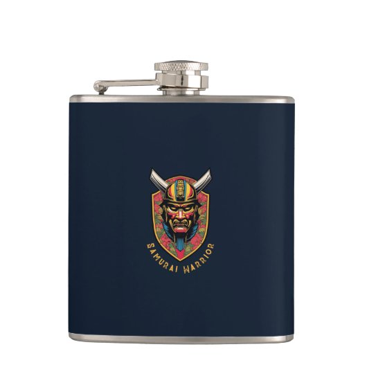 Samurai Warrior Flask Heupfles (Voorkant)