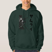 Samurai Warrior Hooded Sweatshirt – Japanese Samur (Voorkant)