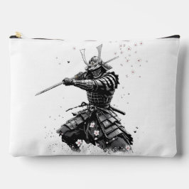 Samurai Warrior in Action Japanese Art Ceramic  Etui