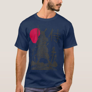 Samurai Warrior Japans Kanji Japan (ART ON BACK) T-shirt