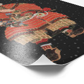 Samurai Warrior Japanse kunst Foto Afdruk (Hoek)