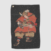 Samurai Warrior  Japanse kunst Golfhanddoek (Voorkant)