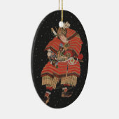 Samurai Warrior  Japanse kunst Keramisch Ornament (Rechts)