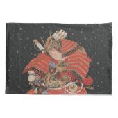 Samurai Warrior Japanse kunst Kussensloop (Achterkant)