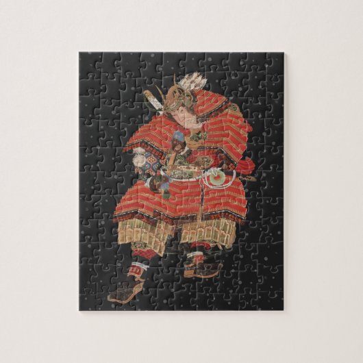 Samurai Warrior  Japanse kunst Legpuzzel (Verticaal)